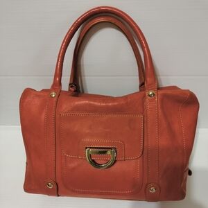PAOLO MASI Genuine Leather Large Satchel
